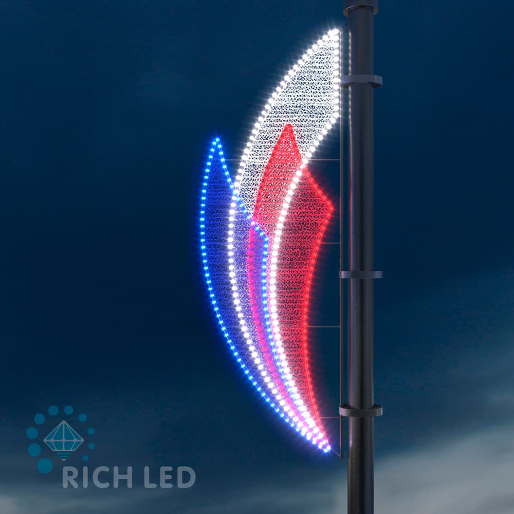 Светодиодная консоль Rich LED на металлокаркасе, тип 9-27, 220 В, WBR-dWBR