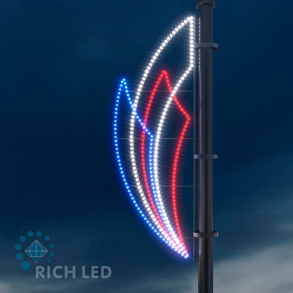 Светодиодная консоль Rich LED на металлокаркасе, тип 9-27, 220 В, WBR