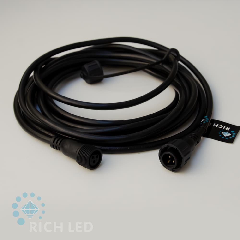 Удлинитель 3 pin для гирлянд Rich LED