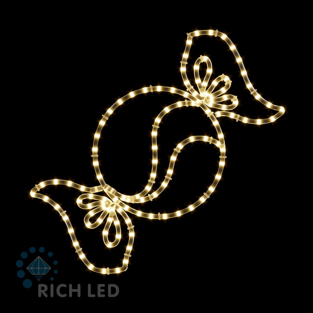 2D Ёлочная игрушка Конфета №3, 220 В, 63 см