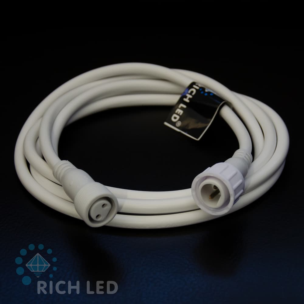 Удлинитель 2 pin для гирлянд Rich LED